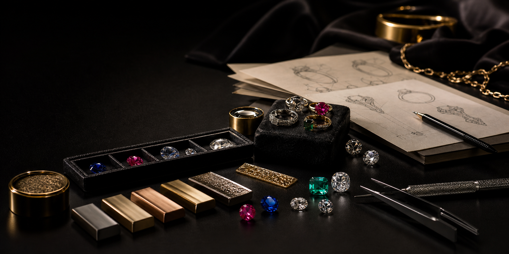 Loose gemstones and diamond sourcing