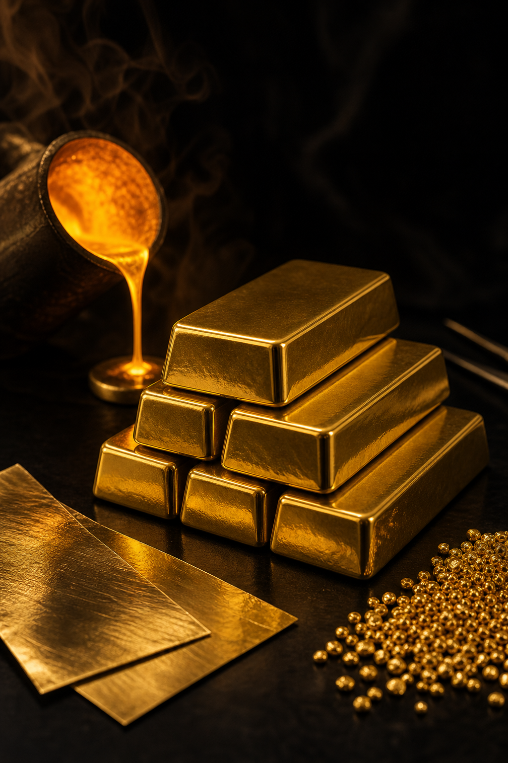 Gold materials